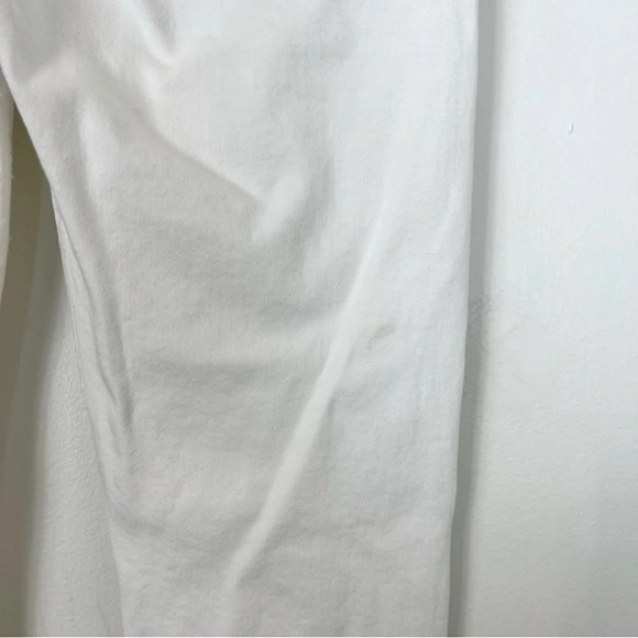 Agolde Isabel Slim Boyfriend Distressed Ankle Jeans White 29 Boho Contemporary - Picture 10 of 10